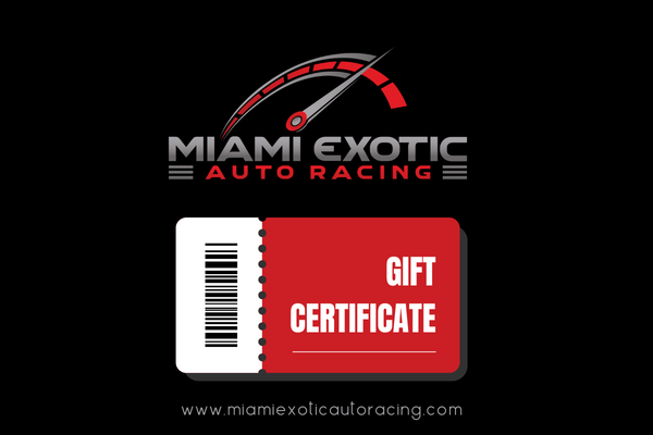 Exotic Experience Gift Certificate